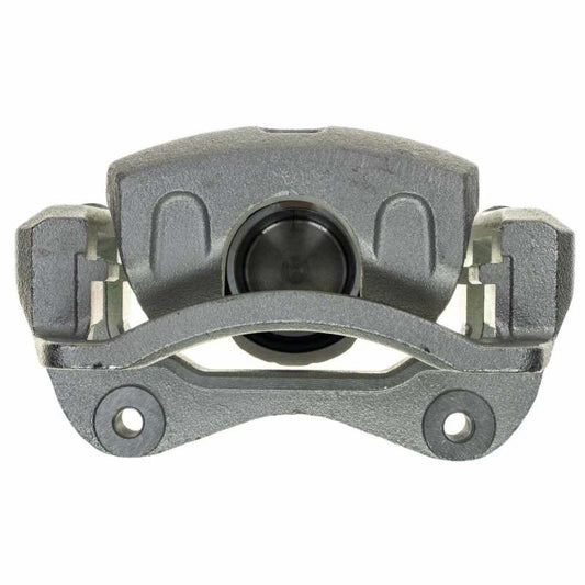 PowerStop OE front left brake caliper with bracket for 2004-2005 Hyundai Sonata, showing the caliper and mounting components.
