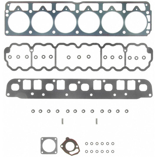 Fel-Pro Jeep Cherokee HS 9076 PT-4 PermaTorque engine cylinder head gasket set, showing multiple gaskets and sealing components.