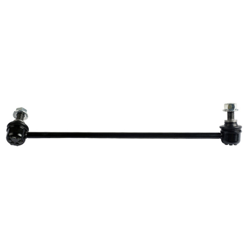 Moog front left sway bar endlink for Acura RDX 2013-2018, showing the metal linkage component with rubber bushings.