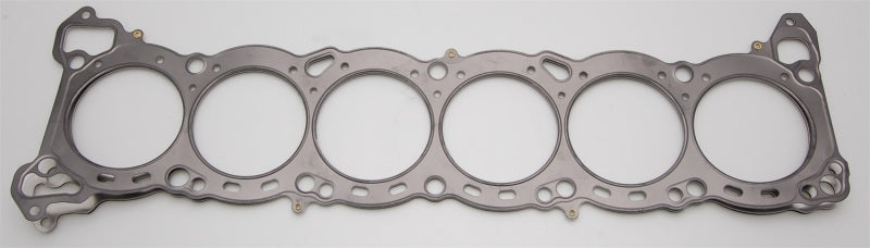 Cometic Nissan RB-26 6-cylinder MLS head gasket, 88mm, .040 inch thickness, for high-performance engine sealing.