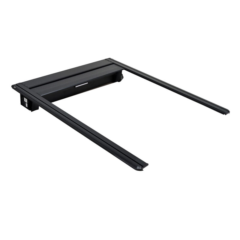 Westin retractable tonneau cover in black on Ford F-250/F-350 SD with 6.8ft bed, providing secure truck bed protection.
