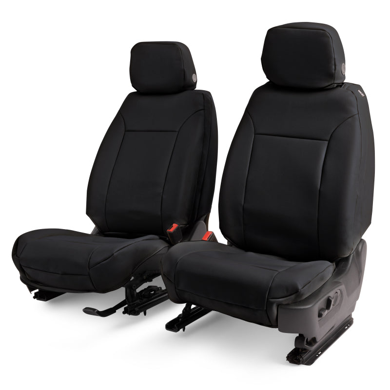 Covercraft leatherette second row seat covers for Toyota Grand Highlander, custom-fit precision-designed for a sleek interior look.