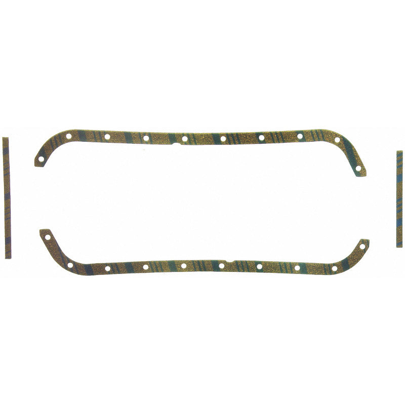 Fel-Pro OS 5363 C-2 Engine Oil Pan Gasket Set Blue Stripe cork-rubber