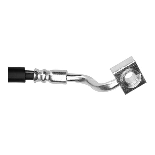 DFC Chrysler 300 2017-2022 rear left brake hose from brake line kit, showing the flexible rubber brake line with fittings.