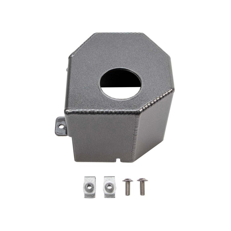 Wehrli 17-25 Power Stroke 6.7L brake master cylinder cover in flat black, designed for durability and precise fit.