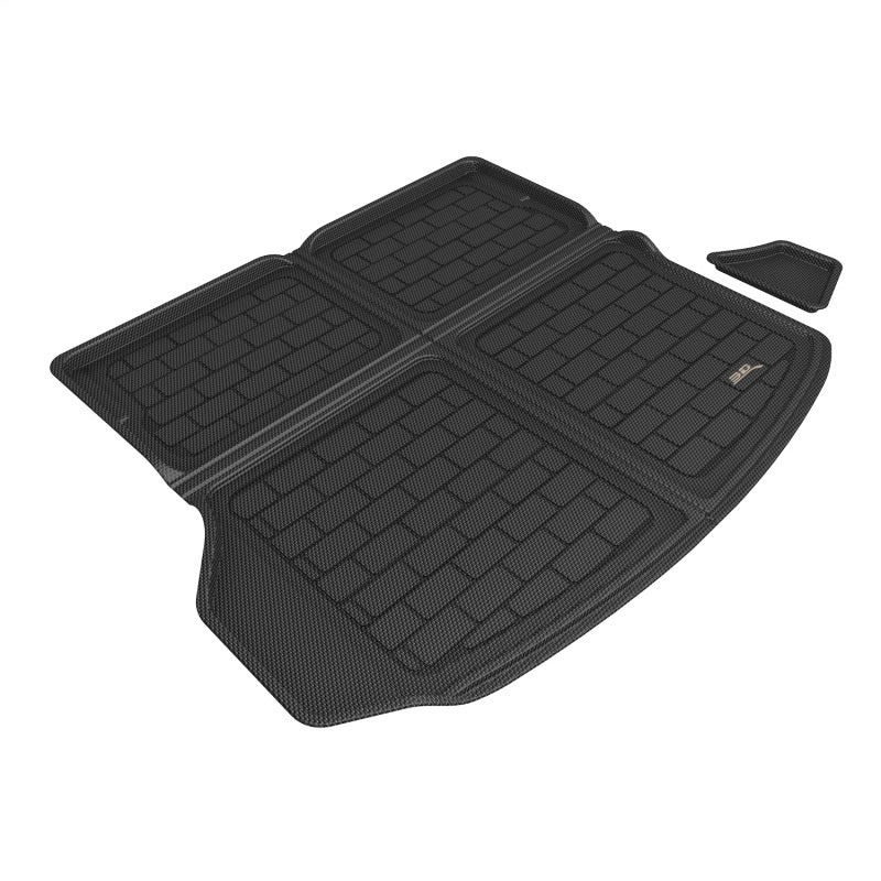 3D MAXpider black rubber cargo liner for Chevrolet Equinox EV, 24-26 model, with textured surface and raised edges.