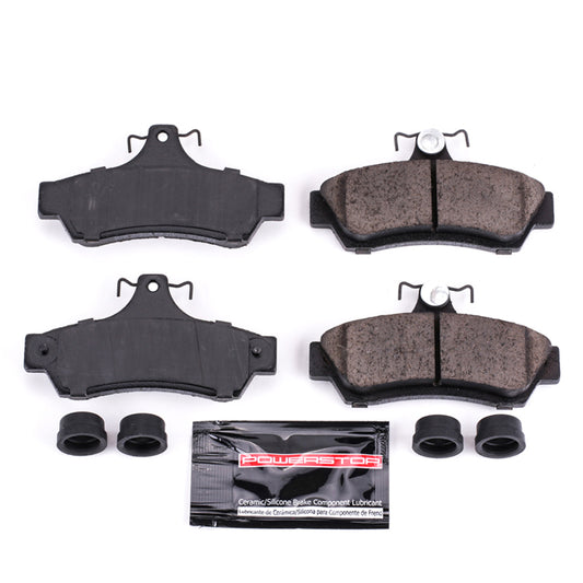 PowerStop Z23 Evolution Sport brake pads for rear of 2004-2006 Pontiac GTO, performance brake pads with hardware included.