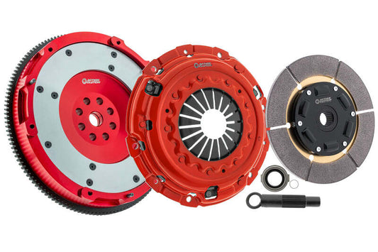Action Clutch 2022 Honda Civic Si turbo street clutch kit with aluminum flywheel, featuring ironman sprung disc for enhanced performance.