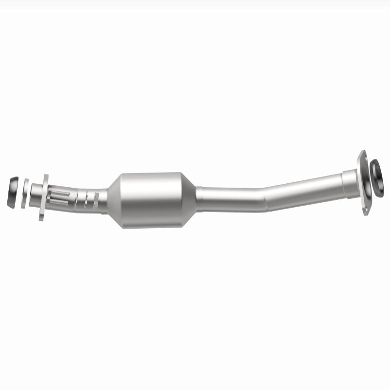 MagnaFlow catalytic converter for Nissan NV200 2.0L, direct fit replacement, shown installed on the vehicle's exhaust system.