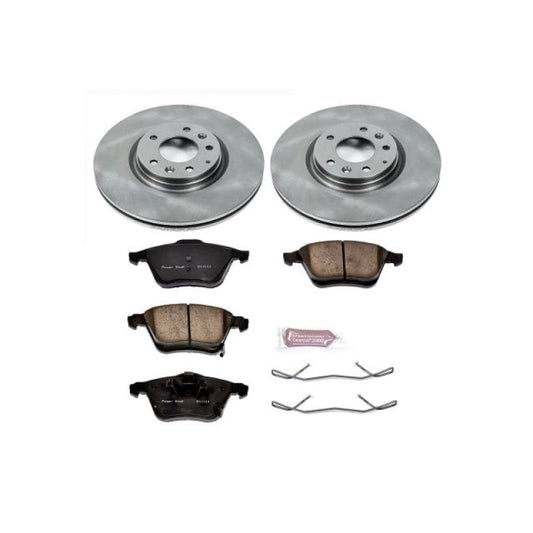 PowerStop OE front brake kit for Mazda 6 2006-2007, includes brake rotors and pads for optimal stopping power