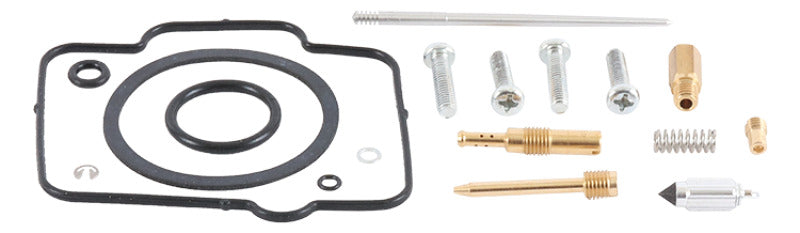 All Balls Racing Honda CR250R carburetor rebuild kit for 1997-1998 models, includes gaskets, seals, and components for maintenance