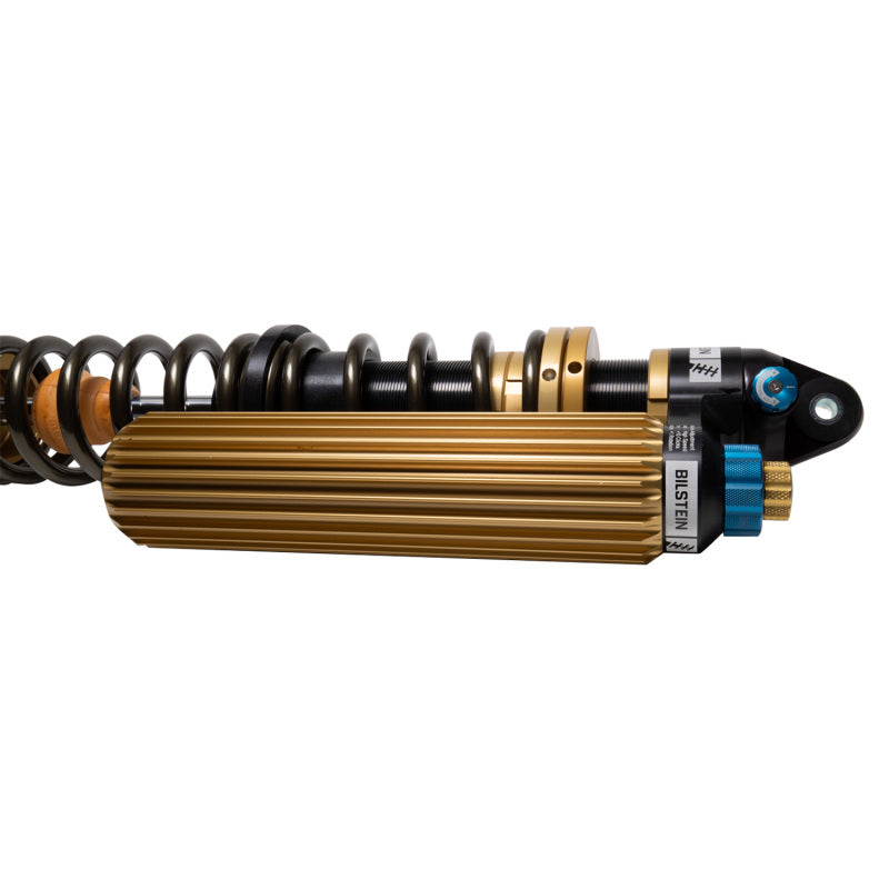 Bilstein front right coilover shock and coil spring assembly for Polaris RZR Turbo S4 Black Hawk Powersports vehicle.