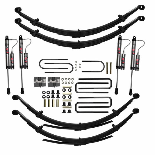 Skyjacker 6-inch lift kit for Cummins diesel trucks with 4.5-inch B&DR60 suspension components, showing assembled parts.