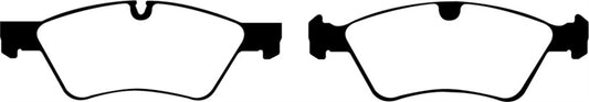 EBC Greenstuff front brake pads for Mercedes-Benz R-Class R320 3.0 TD, performance brake pads with green friction material