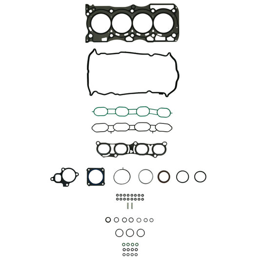 Fel-Pro Nissan Altima engine cylinder head gasket set with PermaTorque design, including multiple gaskets and seals for engine repair.