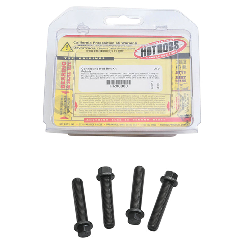 Hot Rods connecting rod bolt kit for Polaris RZR XP 1000 14-21, high-performance parts for 1000cc powersports engine repair.