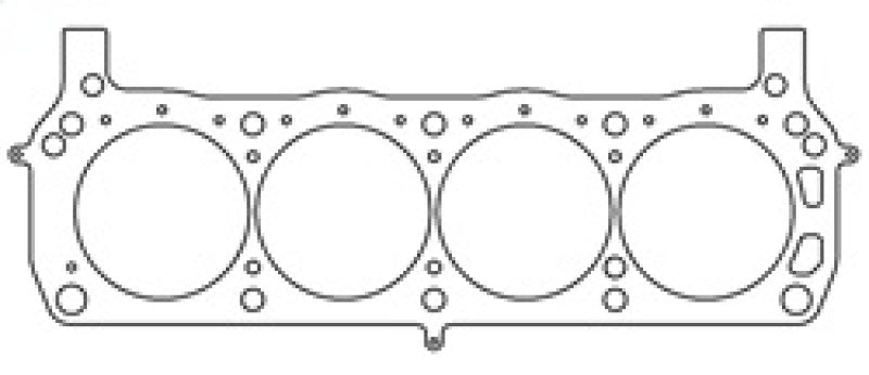 Cometic Gasket Ford 289/302/351 MLS head gasket with 4.030 inch bore and .027 inch thickness, designed for V8 engines.