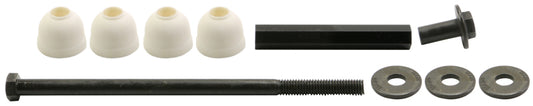 Moog Chrysler Neon sway bar endlink, front or rear, showing the metal link with rubber bushings for suspension stability.