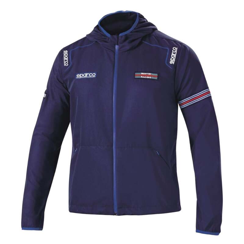 Sparco Windstopper jacket in navy and black, textile material, size XXL, designed for wind resistance and outdoor wear