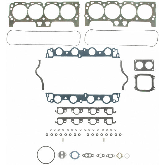 Fel-Pro Ford F-250 HS 8558 PT-6 PermaTorque engine cylinder head gasket set showing gaskets and sealing surfaces.