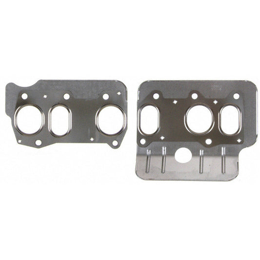 Fel-Pro Volkswagen Jetta MS 91963 exhaust manifold gasket set showing gaskets and sealing components on a surface.