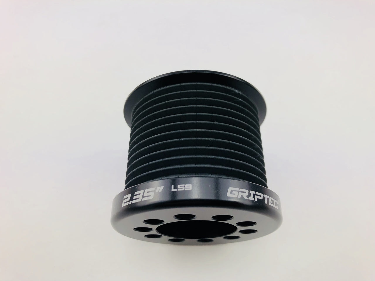 2.30" 11 Rib ZPE GripTec® 2pc LPE LS9 L3 Black Pulley Only
