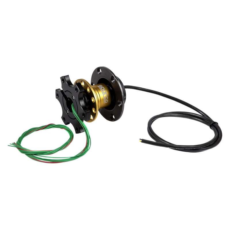 SPARCO Quick Release Wired Steering Wheel Hub with locking mechanism for racing and performance vehicles.