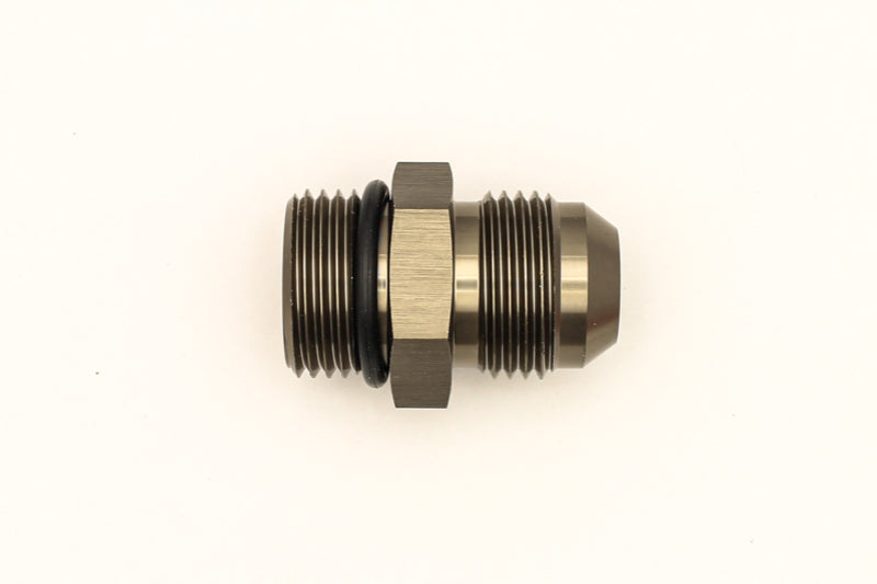 DeatschWerks 10AN ORB male to male fitting with O-ring, high-quality automotive fluid connector for performance applications.