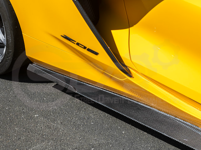2023-UP CHEVROLET CORVETTE C8 Z06 & E-RAY | SDP PERFORMANCE TRACK STYLE SIDE SKIRTS ROCKER PANEL GROUND EFFECTS