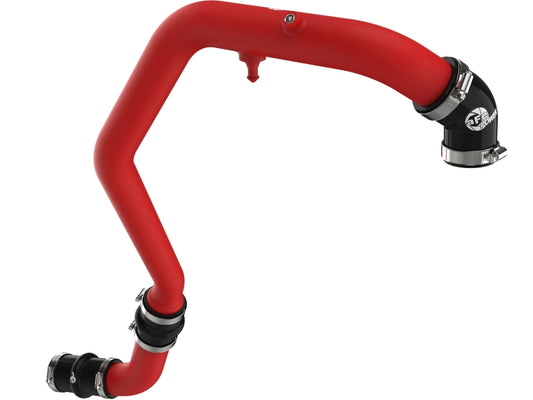 aFe BladeRunner aluminum hot and cold charge pipe kit in red for Ford F-150 V6 2.7L turbo intercooler system
