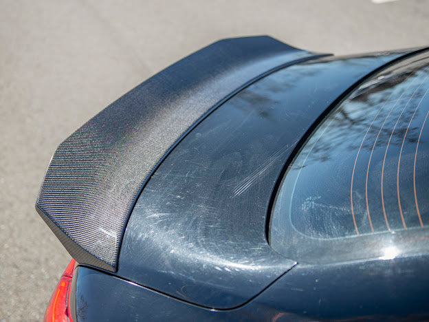 2014-Up Infiniti Q50 | LB Style High Kick CARBON FIBER Rear Trunk Wing Spoiler