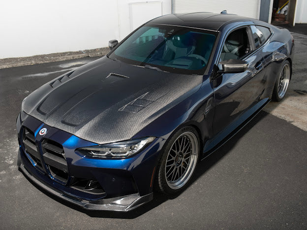 2021+ BMW G80 M3 & 2021+ BMW G82 / G83 M4 | SDP PERFORMANCE  STYLE CARBON FIBER FRONT HOOD