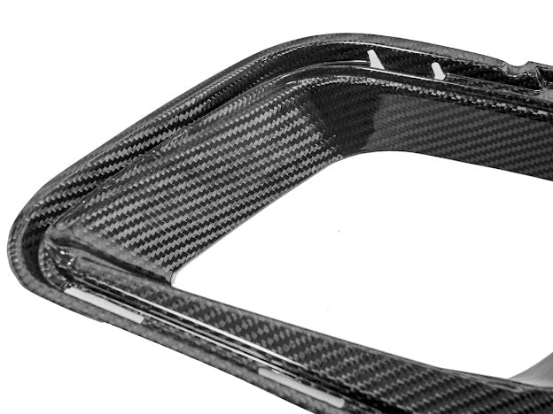 2017-UP CAMARO ZL1 1LE FRONT AIR DUCT BEZELS & CANARDS DIVE PLANES