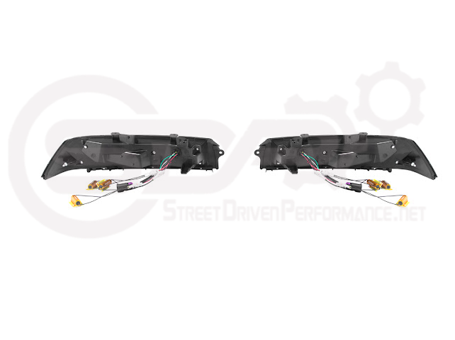 2014-2015 CHEVROLET CAMARO | GM C8 CORVETTE STYLE SEQUENTIAL SIGNAL LED REAR TAILLIGHT PAIR (CLEAR OR SMOKE TINTED LENSES)