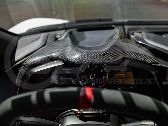2020-2025 CHEVROLET CORVETTE C8 | DRY CARBON FIBER UPPER DASH INSTRUMENT PANEL