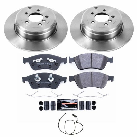 PowerStop rear track day performance brake kit for 2003-2005 Land Rover Range Rover, includes high-performance brake components