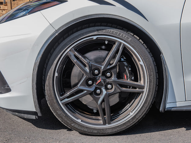 2020+ CHEVROLET CORVETTE C8 CARBON FIBER SIDE WHEEL FENDER PAIR
