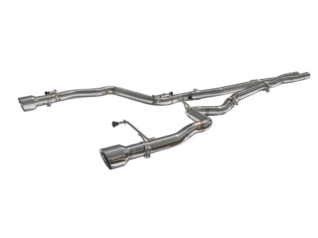 2024-Up Ford Mustang GT 5.0L | T-304 Straight Through Cat Back Dual Tips Exhaust