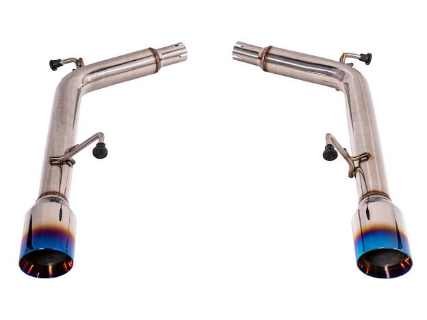 2007-2008 INFINITI G35 SEDAN & 2008-2014 INFINITI G37 SEDAN | MUFFLER DELETE AXLE BACK DUAL TIPS EXHAUST (CHROME TIPS OR BURNT BLUE TIPS)