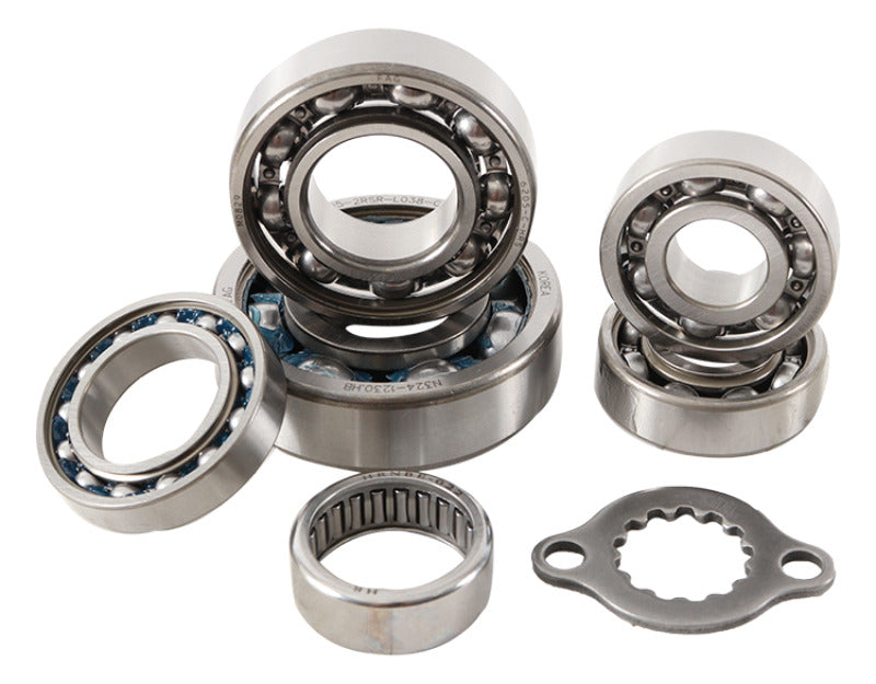 Hot Rods Kawasaki KFX 400 transmission bearing kit with multiple bearings for 2003-2006 400cc ATV engine repair.