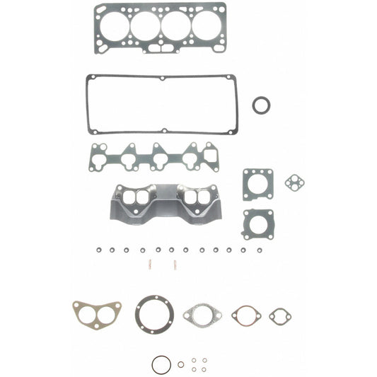 Fel-Pro Mitsubishi Mirage HS 9758 PT PermaTorque engine cylinder head gasket set, showing the gasket and components in the package.