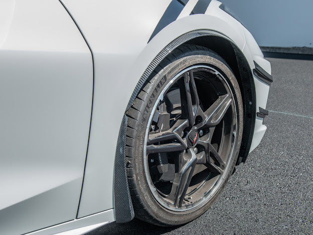 2020+ C8 Corvette Stingray & Z51 | "XL Extended" Front & Rear Splash Guards / Mud Flaps
