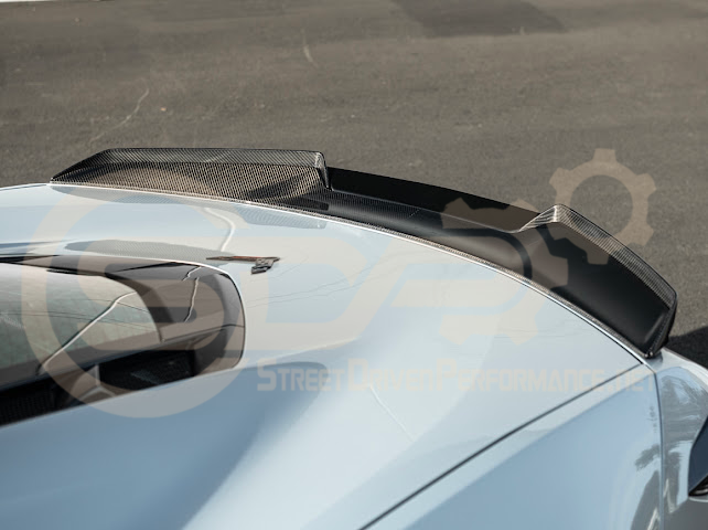 2023-Up Corvette C8 Z06 | Jake Skull Logo Rear Wickerbill Spoiler Wing