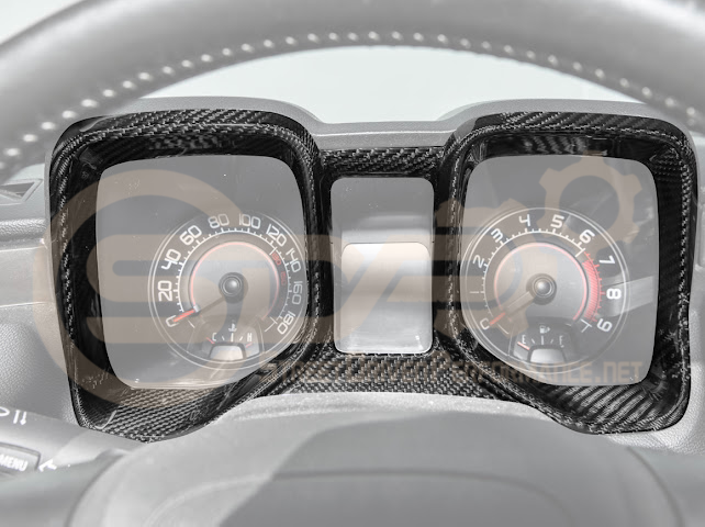 2010-2015 CHEVROLET CAMARO CARBON FIBER DASHBOARD GAUGE CLUSTER TRIM COVER