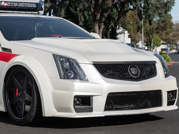 2009-2015 Cadillac CTS-V V2 - Carbon Fiber Fog Light Bezels / Covers
