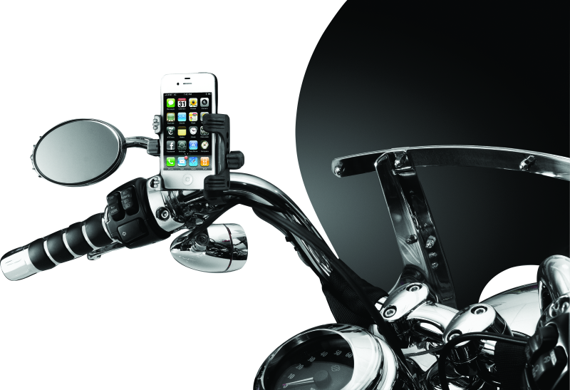 Kuryakyn Tech-Connect Bar Mount for 7/8 to 1-1/4 inch Bars 1-5/8 to 3-5/8 inches Wide