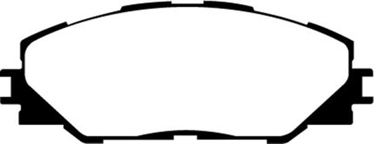 EBC Greenstuff front brake pads for 2009-2010 Pontiac Vibe 2.4 2WD, performance automotive brake component.