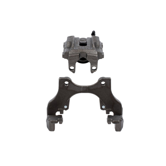 PowerStop rear left OE brake caliper with bracket for 2006 BMW 330i, showcasing the black painted caliper and mounting hardware.