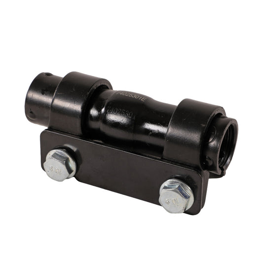 Moog right tie rod for Ford Excursion 2000-2005, close-up view showing metal rod and joint for steering system repair.