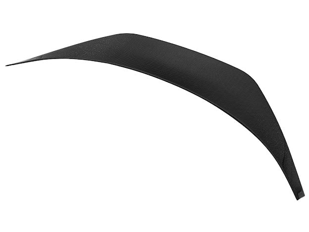 Carbon fiber rear spoiler wing for 2022-up Toyota GR86 and Subaru BRZ, JDM style, by Street Driven Performance.